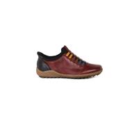 Rieker L7562-35 Wine Womens Comfort Slip On Shoes in a Plain Leather in Size 38