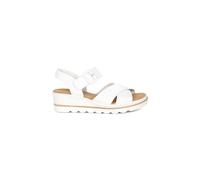 Rieker 'jamaica' Wedge Heel Sandals In White White