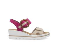 Women's Rieker 67476-31 Womens Sandals Beige Combination - Cream - Size: 8