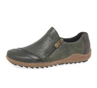 Rieker Judi Womens Casual Shoes 5 UK Forest Combi