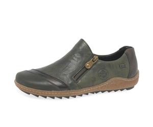 Rieker Judi Womens Casual Shoes 6 UK Forest Combi