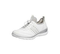 Rieker L3259 Ladies White Elasticated Shoes White
