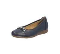 Rieker L9360 Ladies Blue Slip-On Shoes Blue