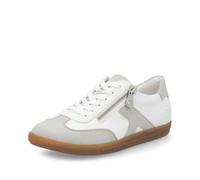 Rieker L9700-80 White Grey Womens trainers in a Plain Synthetic in Size 38