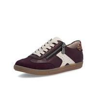 Rieker L970030 Womens Burgundy Gum Sole Trainer