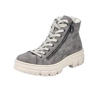 Rieker Lace-Up Boots Beige, Grey 40, 6 UK