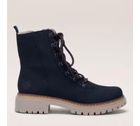 Rieker Lace Up Zip Boot NAVY SIZE 5