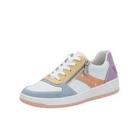 Rieker Women's M5520 Lace-up Shoes, White Combi, 4 UK