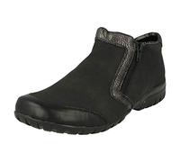Rieker Ladies Ankle Boots L4659-00 - Black Synthetic - UK Size 3.5 - EU Size 36 - US Size 5.5
