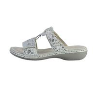Rieker Ladies Casual Adjustable Mules 659X6-80 - Metallic Leather - UK Size 6 - EU Size 39 - US Size 8