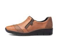 Rieker Ladies Casual Shoes 53761-24 - Brown Leather - UK Size 6.5 - EU Size 40 - US Size 8.5