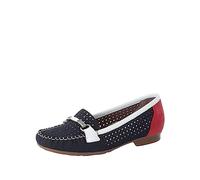 Rieker Ladies Casual Summer Shoes 40065-14 - Blue Combination Synthetic - UK Size 6 - EU Size 39 - US Size 8