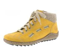Rieker Ladies Check Cuff Detailed Ankle Boots L7543
