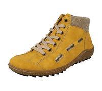 Rieker Women's L7543 Hi-Top Trainers, Yellow (Honig/Wood 69), 7.5 UK