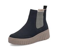 Rieker Ladies Chelsea Boots N2553 Women Ankle Boots Loose Insole, Blue 14, 8 UK