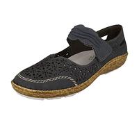 'Deloris' Mary Jane Shoes Rieker Blue 3.5