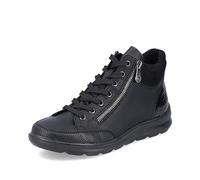 Rieker Womens Black Lace Up Ankle Boot - Size 6.5 - Black