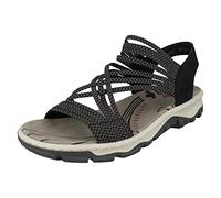 Rieker 68888-14 Navy Womens Walking Sandals in a Plain Man-made in Size 42