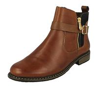 Rieker Z4959-22 Ladies Brown Zipper Size: EU 38 / UK 5, Colour: Brown
