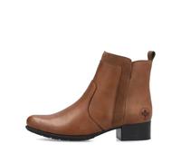 Rieker 78658 Women's Ankle Boots leather with low heel (Tan, UK Footwear Size System, Adult, Women, Numeric, Medium, 4)