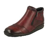 Rieker Ladies Floral Detailed Wedge Heeled Ankle Boots 44281