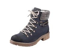 'Peak' Casual Lace Up Boots Rieker Dark Blue 4