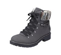 Rieker Y9131 Womens Warm Lining Casual Lace-Up Boots-Grey