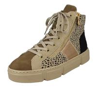 Rieker Ladies Platform Sole Ankle Boots N5931-62 - Beige Combination Synthetic - UK Size 4 - EU Size 37 - US Size 6