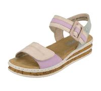 Rieker Ladies Rieker Adjustable Sandals 62900 - Multi - UK 7.5