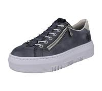 Rieker Women's Grey Blue M1953 Lightweight Platform Summer Sneakers (Grey Blue, UK Footwear Size System, Adult, Women, Numeric, Medium, 6.5)