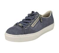 Rieker Ladies Rieker Casual Trainers With Memory Soft Insole L59L1 - Blue - UK 3.5