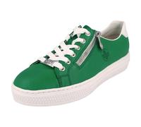 Rieker Ladies Rieker Casual Trainers With Memory Soft Insole L59L1 - Green - UK 6