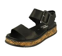 Rieker Fashion Women's Sandals, Black 00, 4 UK