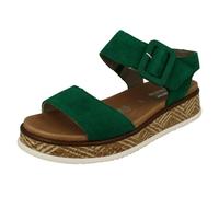 Rieker Ladies Rieker Evolution Adjustable Sandals W0800 - Green - UK 5