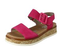 Rieker Ladies Rieker Evolution Adjustable Sandals W0800 - Pink - UK 7.5