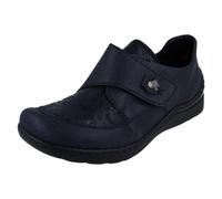 Rieker Ladies Rieker Extra Wide Casual Shoes 48951 - Blue - UK 5