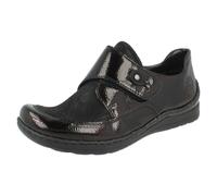 Rieker Ladies Rieker Extra Wide Casual Shoes 48951 - Red - UK 6.5