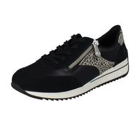 Rieker Ladies Rieker Lace Up Trainers N1210 - Black - UK 7.5