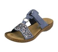 (Pink, UK 7.5) Ladies Rieker Mule Sandals 608K2