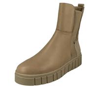 Rieker Ladies Rieker Platform Fleece Lined Ankle Boots W1062 - Beige - UK 8