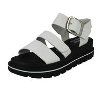 Rieker Ladies Rieker Revolution Chunky Sole Sandals W1650 - White - UK 9