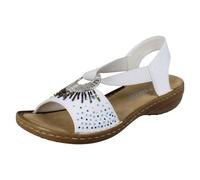 Rieker Ladies Rieker Sandals 60880 - White - UK 7.5