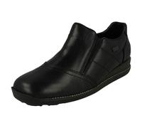 Rieker Ladies Rieker Zip Fastening Full Shoe 44277 - Black - UK 5
