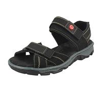 Rieker Women’s 68851 Closed Toe Sandals, Black (Schwarz/schwarz), 4 UK