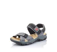 Rieker Women’s 68851 Closed Toe Sandals, Blue (Whitedenim/jeans), 3 UK