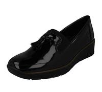 Rieker Women's 53751 Doris Moccasin (Black, UK Footwear Size System, Adult, Women, Numeric, Medium, 4)