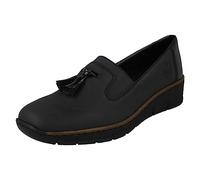 Rieker Ladies Tassel Detail Formal Shoe 53751-14 - Blue Synthetic - UK Size 6.5 - EU Size 40 - US Size 8.5