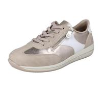 Rieker Ladies Trainers N1103-90 - Beige Combination Synthetic - UK Size 7.5 - EU Size 41 - US Size 9.5