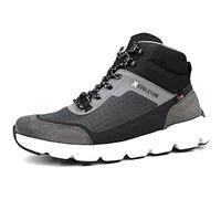 Rieker Evolution Zip/Lace Up Water Resistant Boot 4 Grey Multi