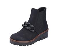 Rieker Ladies X9173 Chelsea Boots, black, 6 UK